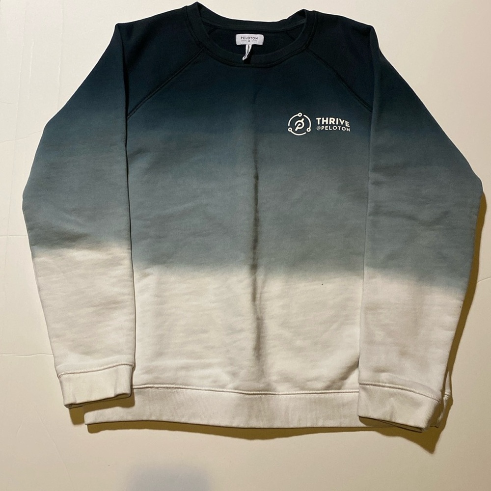 PELOTON Thrive Ombre Crewneck Sweatshirt Size‎ M